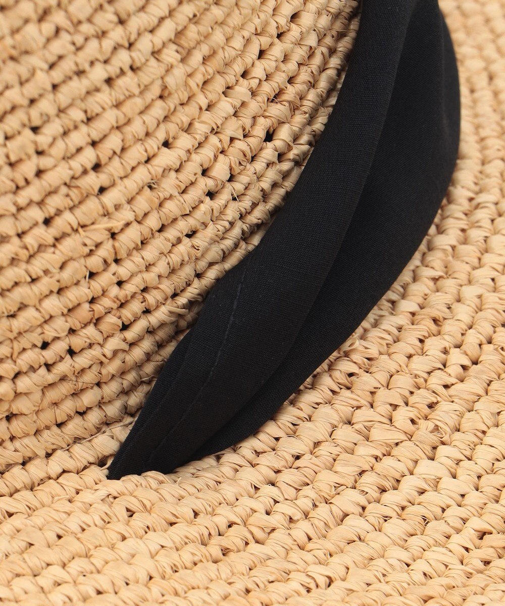 23区 【Oggi8月号掲載/UVケア】ラフィア リボン ハット 