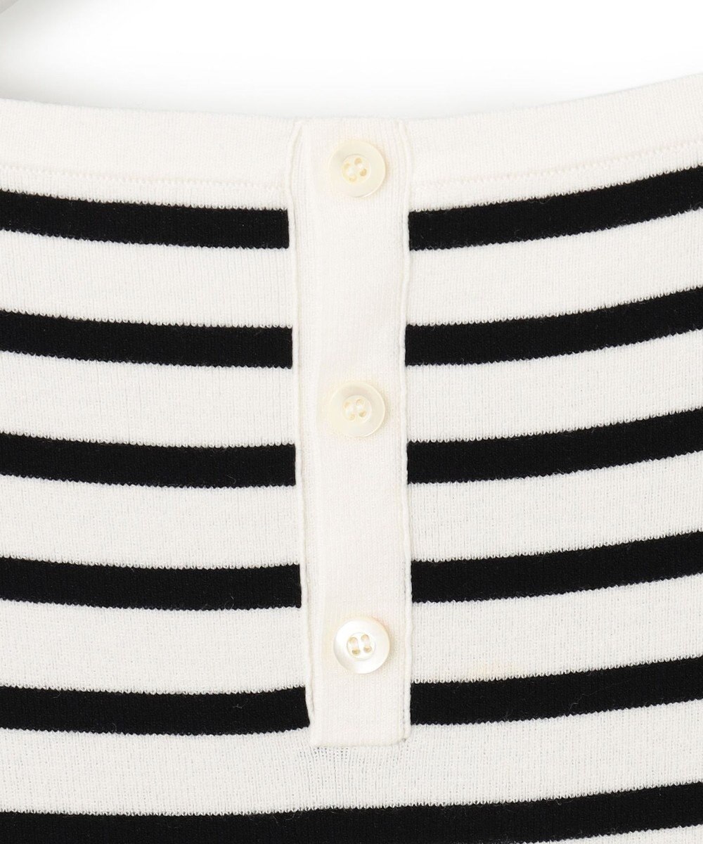 23区 【洗える】ハイカウントライトタフタ ドッキング ワンピース 