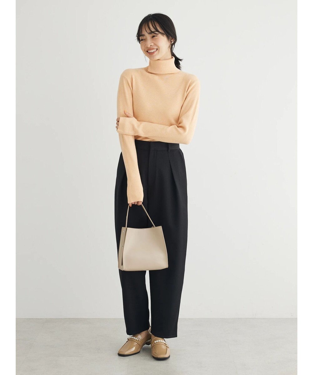 Green Parks ワンタックカーヴィーパンツ 