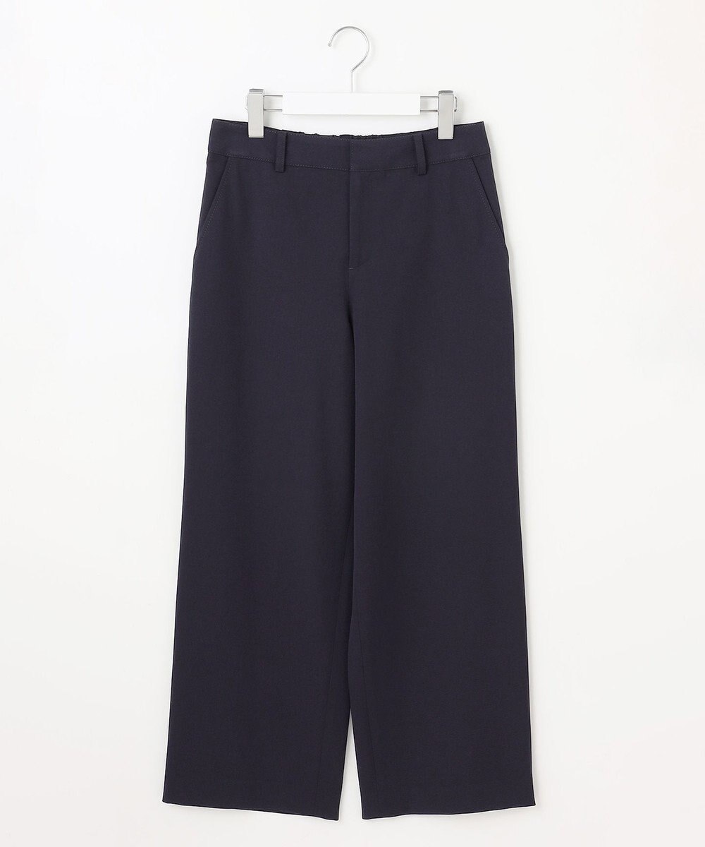 J.PRESS LADIES L 【洗える】T/Rアルガンシルク ワイド パンツ 