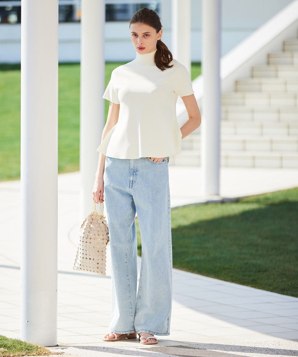 BEIGE， HOLLY / ペプラムニット 