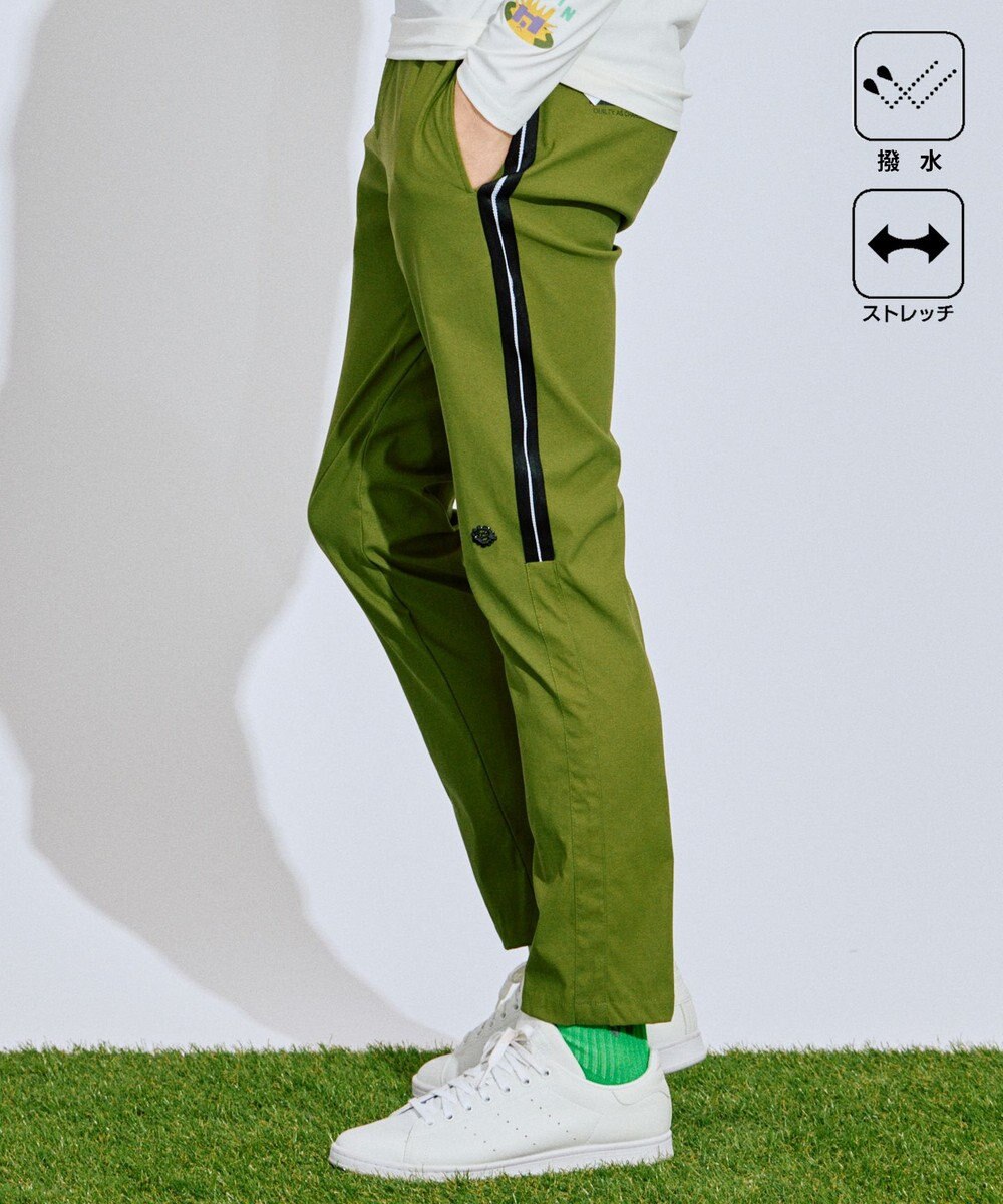 PW CIRCULUS 【撥水加工/ ストレッチ】【MEN】ベンチレーション テーパードパンツ ゴルフ 