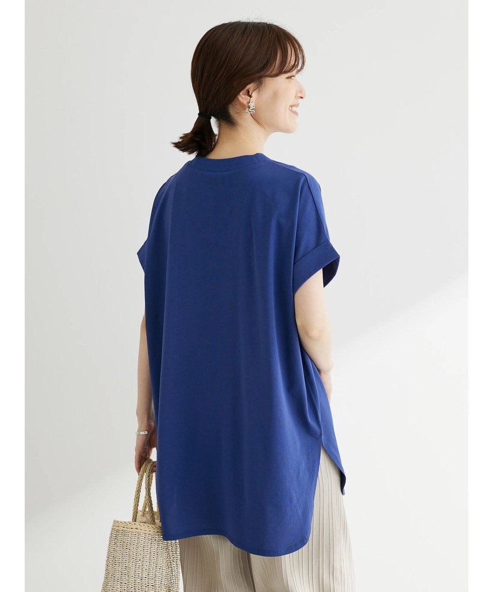 Green Parks 汗じみ防止Ｗカフスフレンチチュニック 