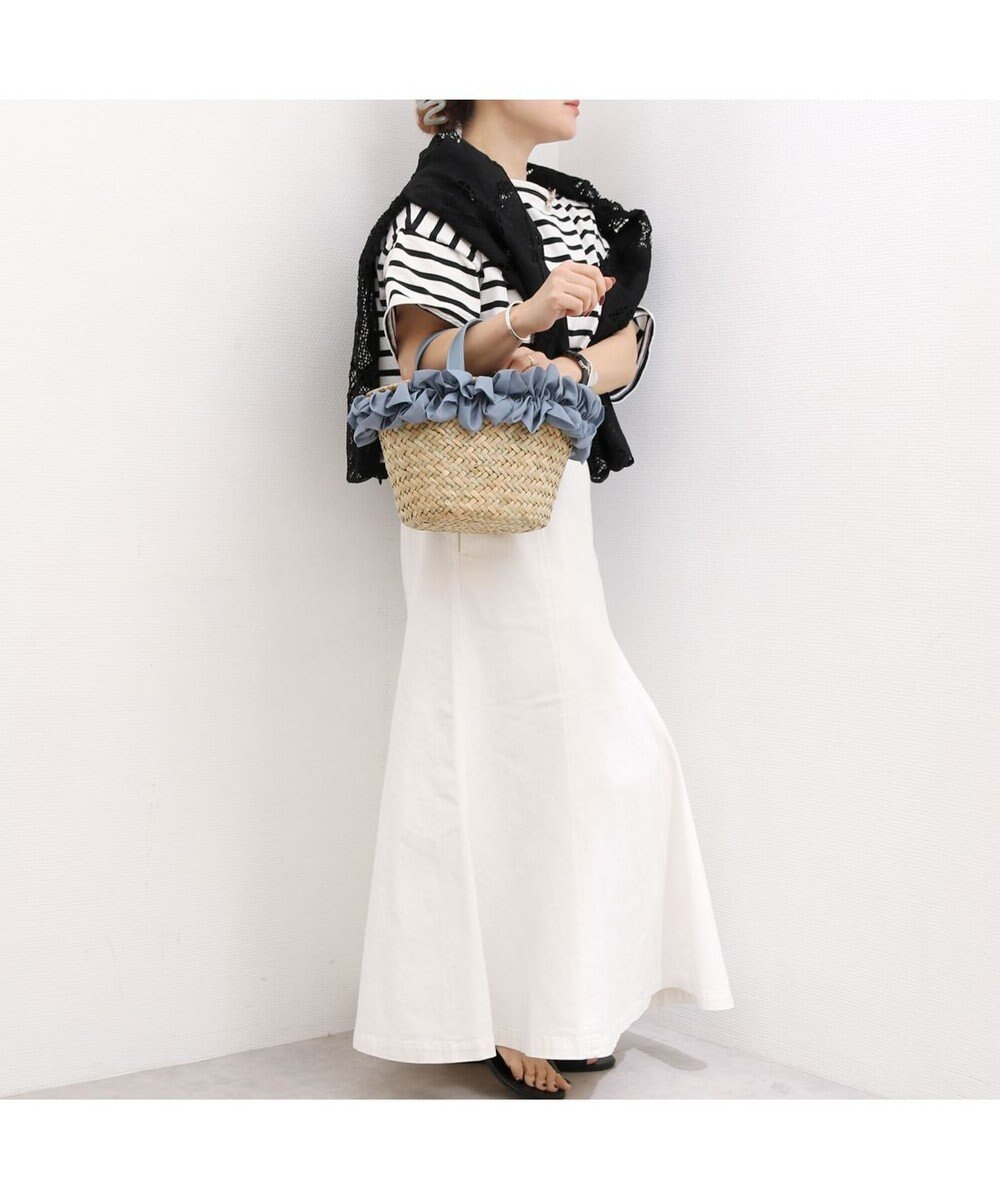 UNBILLION カシュカシュ cachecache / フリルカゴバッグ 