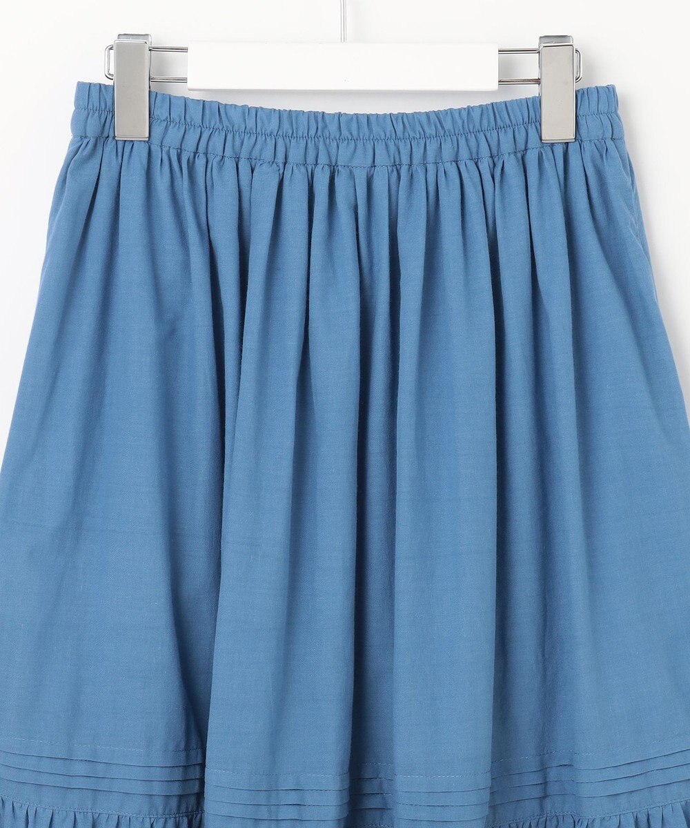 Feroux 【洗える】刺繍ティアード スカート 