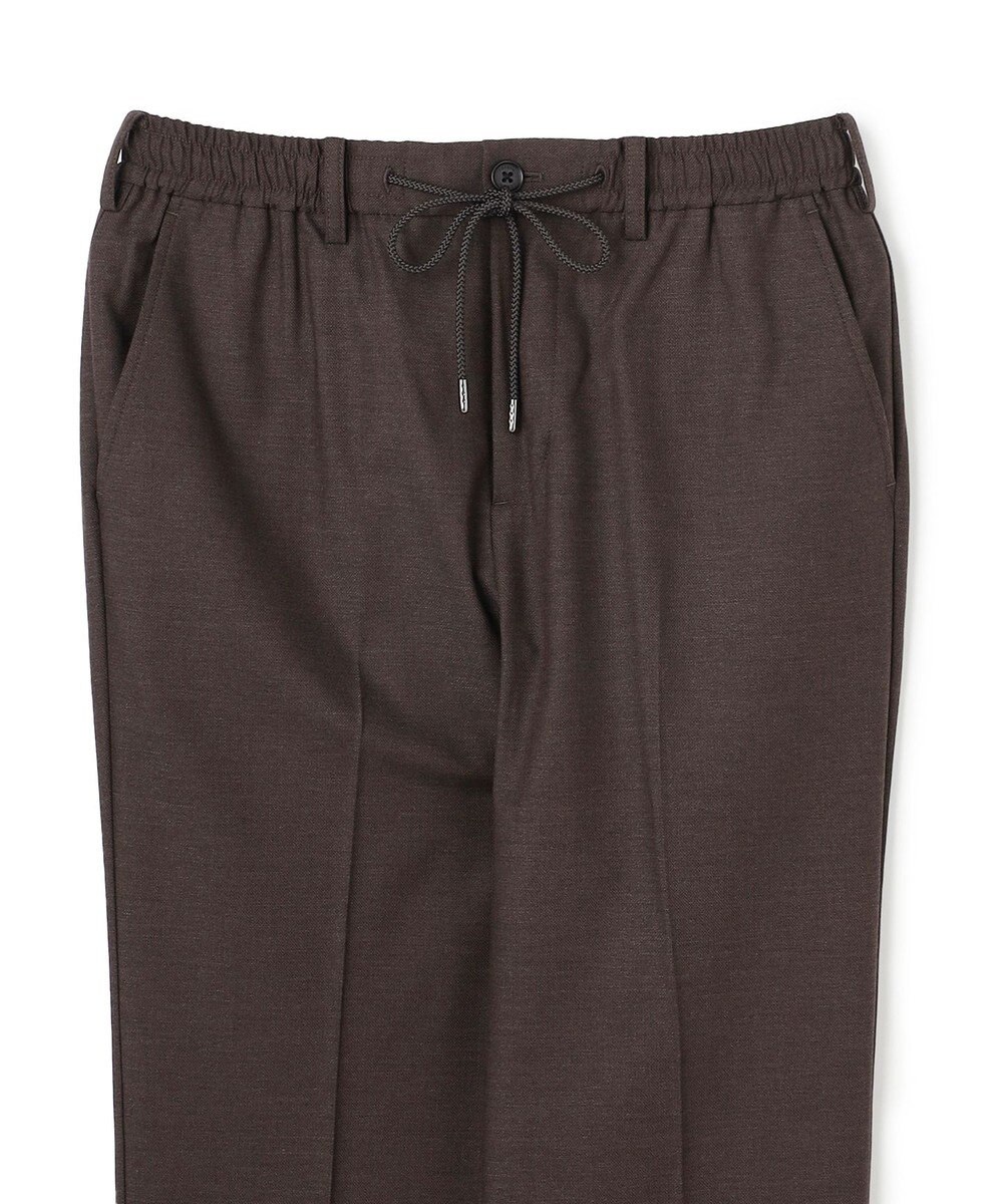 JOSEPH HOMME 新素材【ストレッチ/ウエストゴム仕様】ウール混キャリーマンストレッチ ドロスト付ストレートパンツ / HOVE 