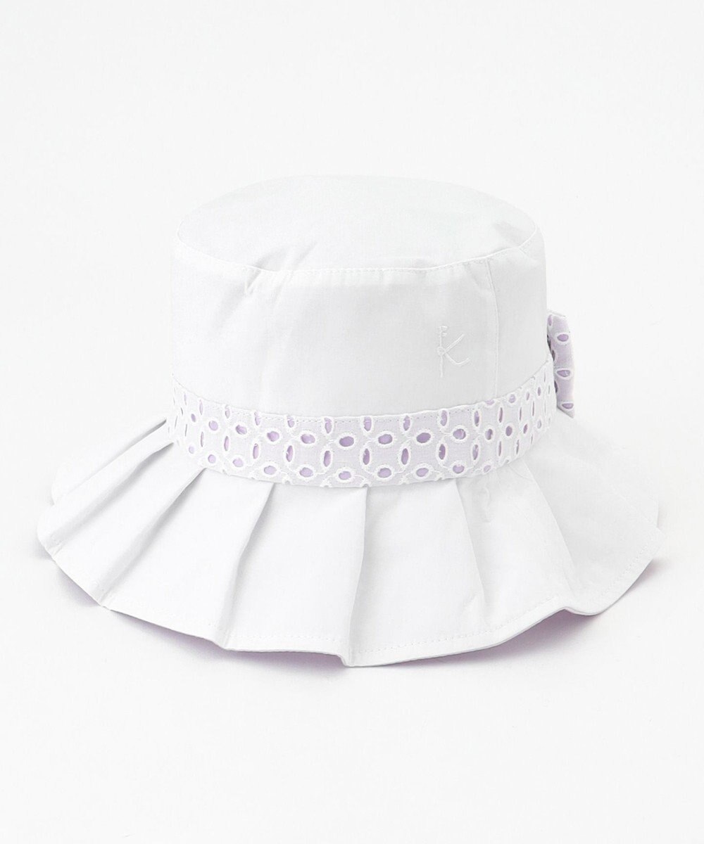 組曲 KIDS 【Mサイズ】レースコンビ サマーハット 