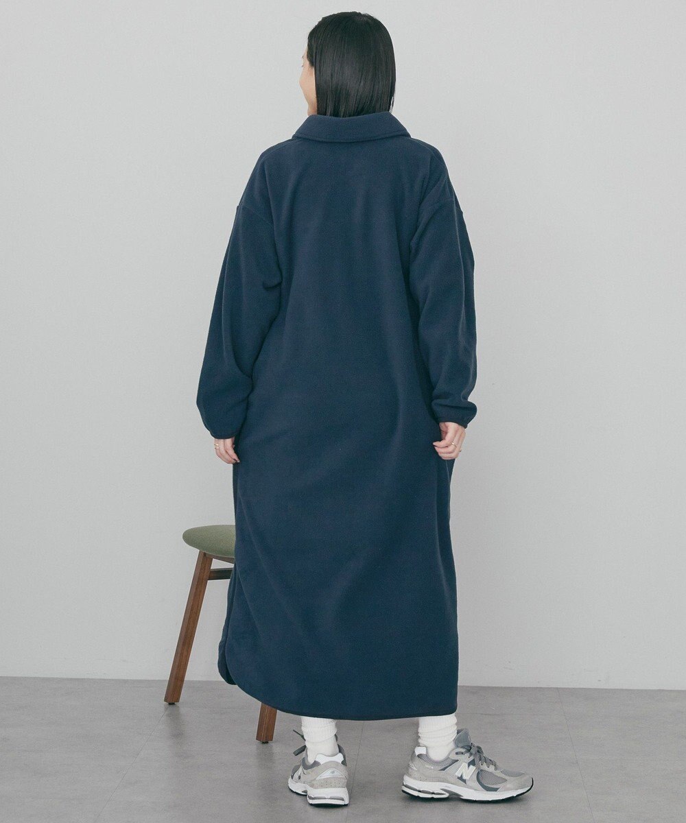 AMERICAN HOLIC ハーフスナップフリースワンピース 