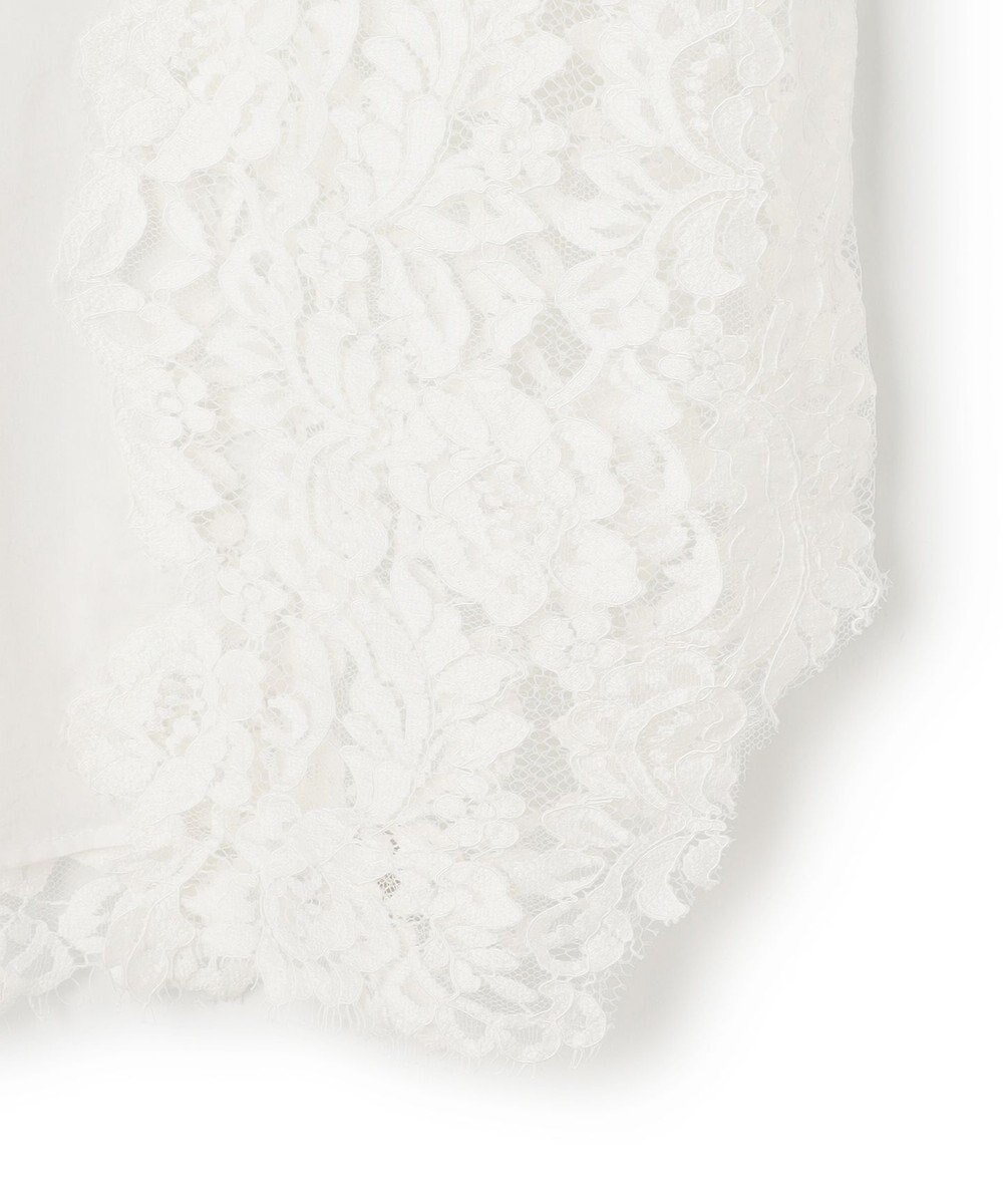 BEIGE， GALENA / レースコンビ シアーシャツ 