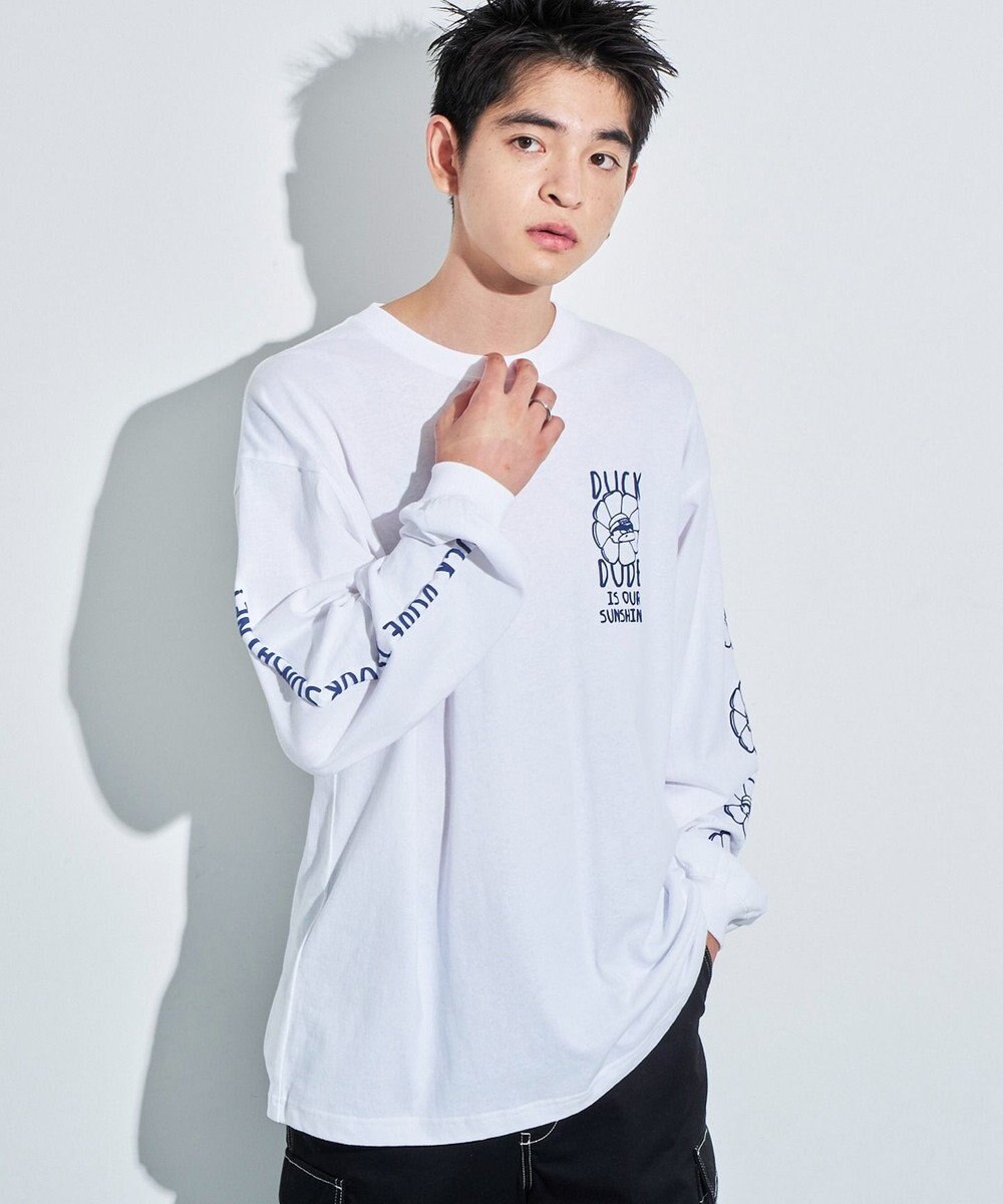 WEGO DUCKDUDE　SUNFLOWER　L／S　TEE 