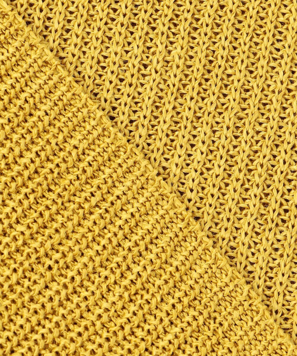 ICB 【WEB限定カラーあり・洗える】 ペーパーブレンドシャインニット 5分袖プルオーバー 