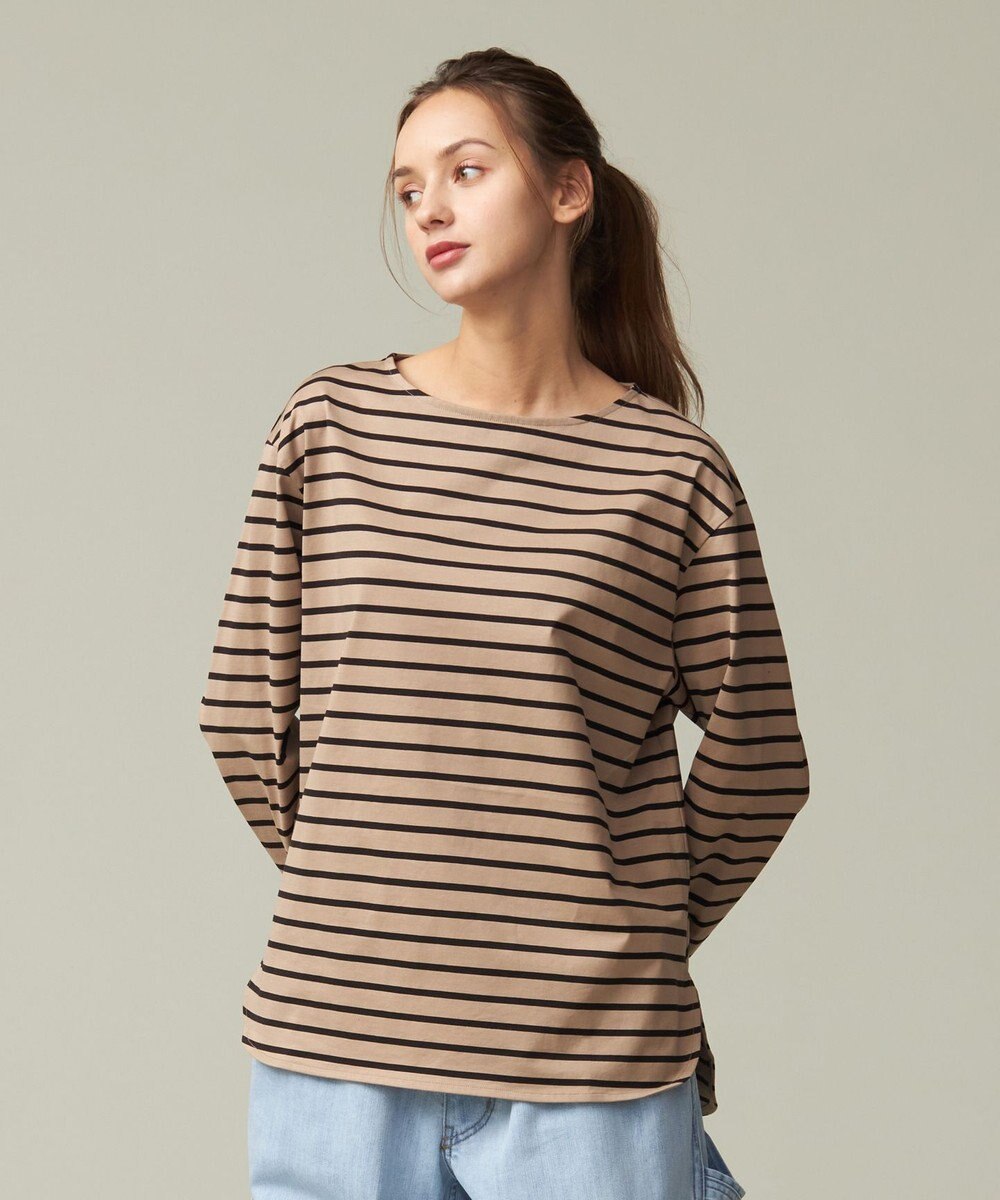 J.PRESS YORK STREET 【WOMEN】バスクTシャツ 