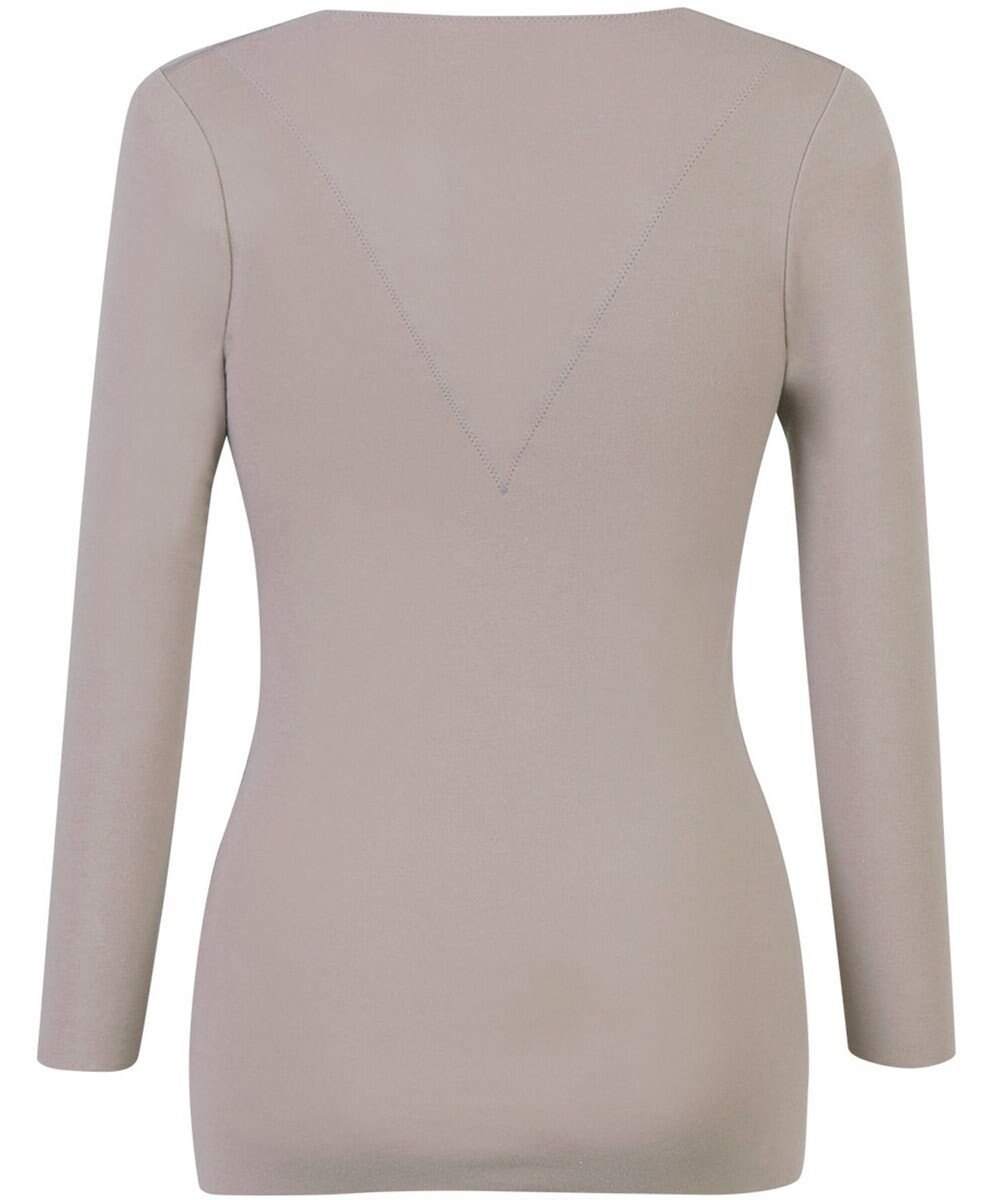 Wing あったかインナー 綿100％(肌側) 集中保温(背中) 【綿の贅沢 ここちフラット 集中保温】 8分袖 長袖 秋 冬 EL4868 ウイング／ワコール 