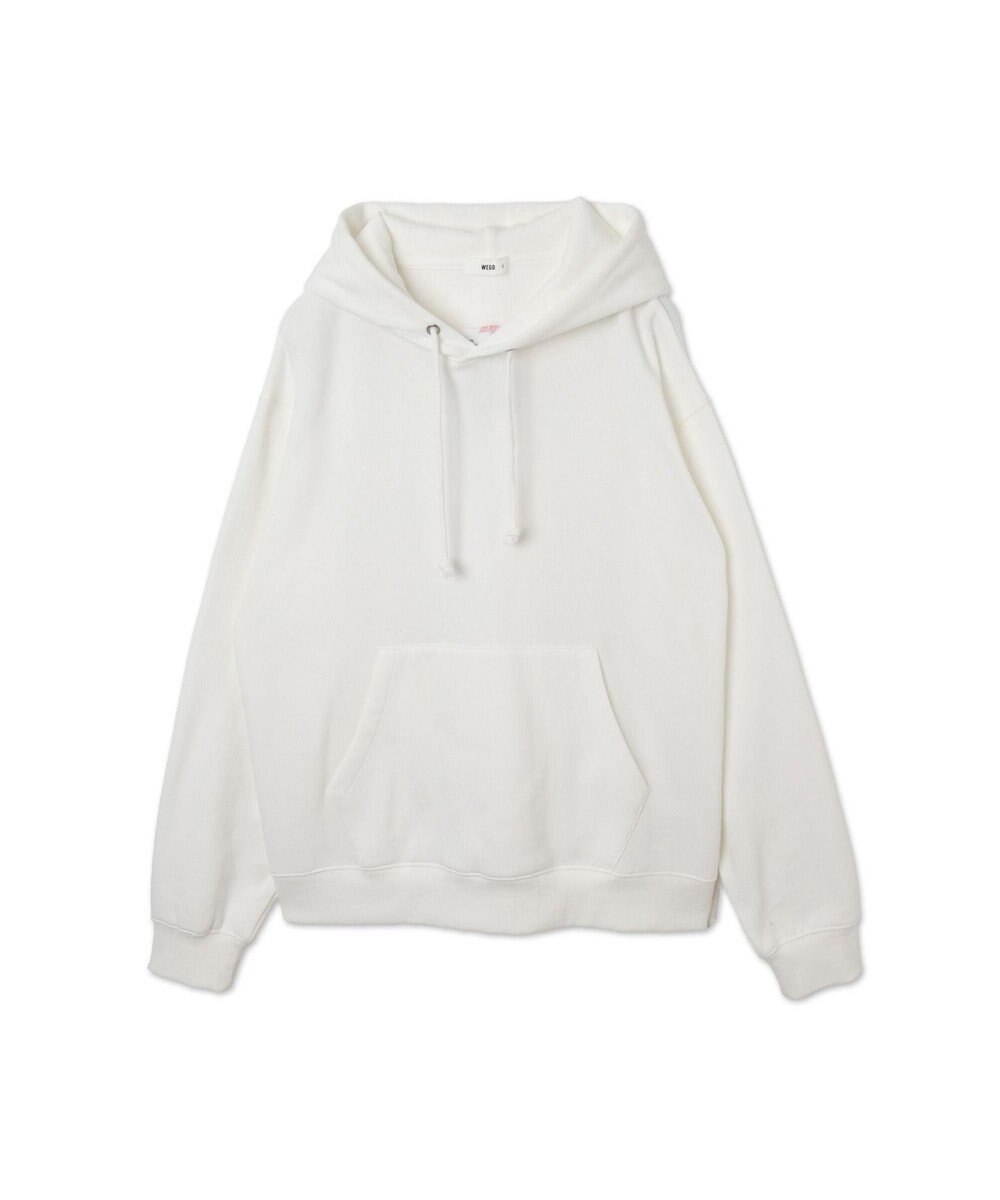 WEGO 【ユニセックス着用ITEM/裏起毛】リラックスフィットスウェットプルパーカー 
