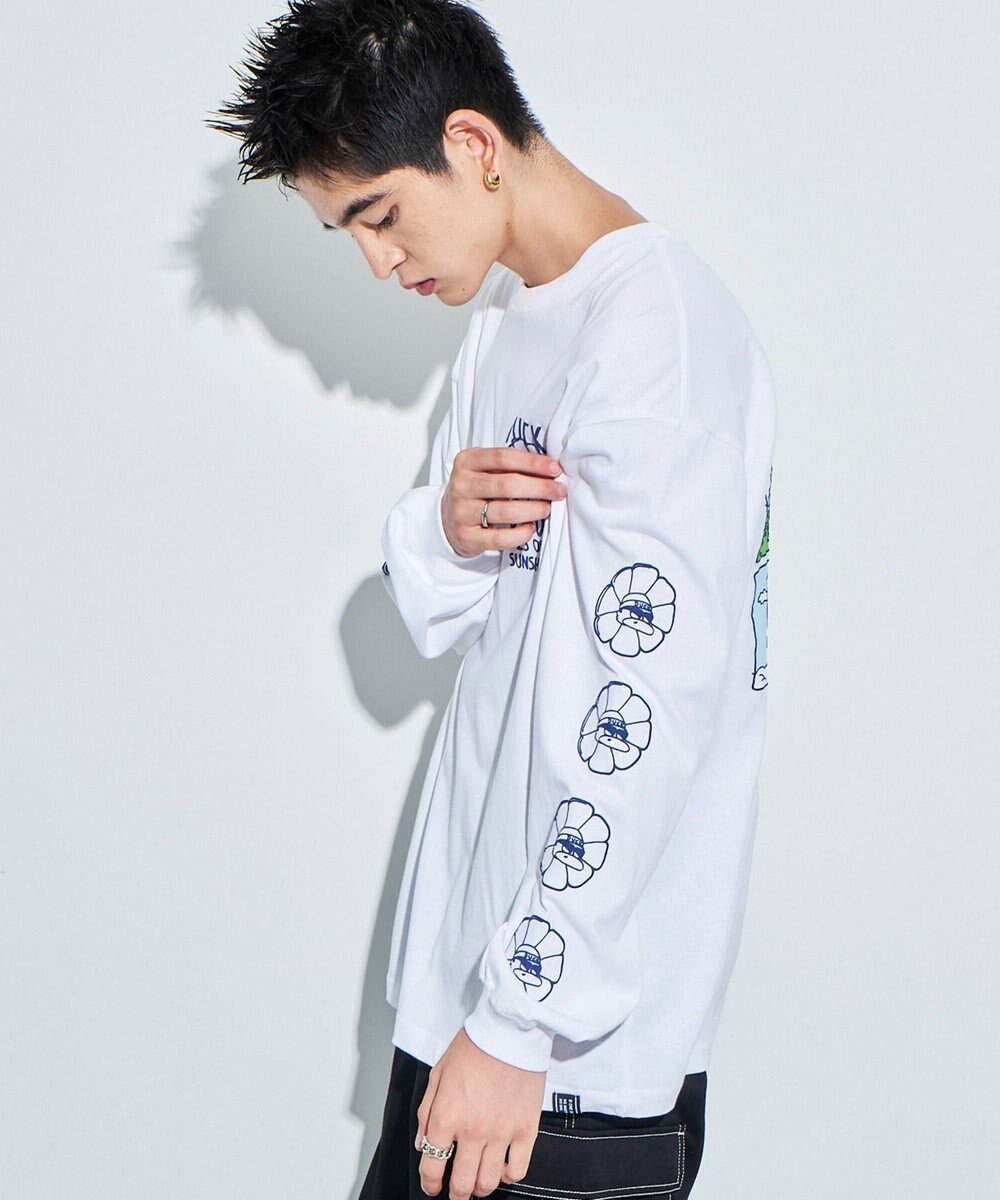 WEGO DUCKDUDE　SUNFLOWER　L／S　TEE 