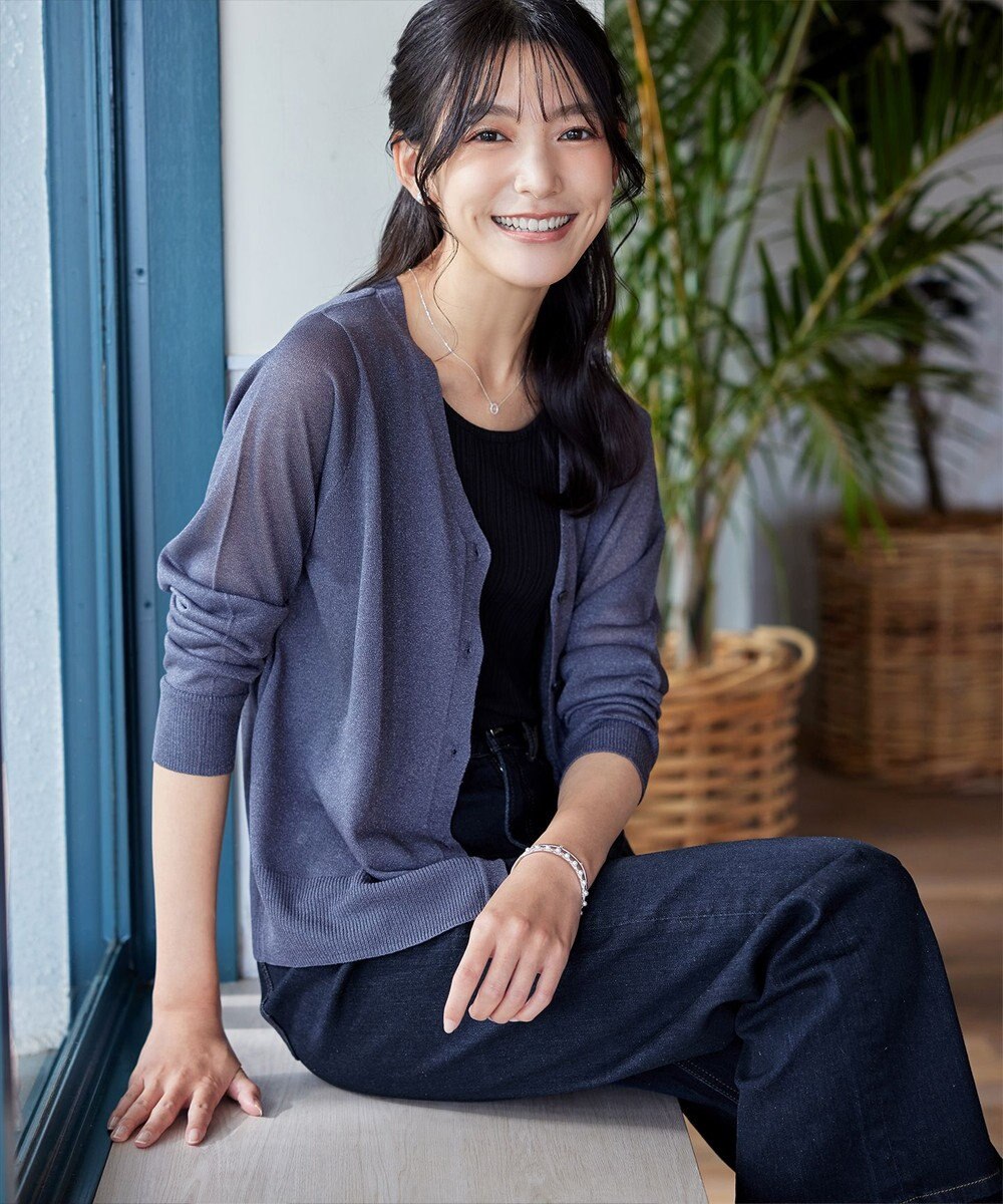 Tiaclasse L 【安田美沙子さん/小倉優子さん着用】【洗える】ストレッチワイドデニム 