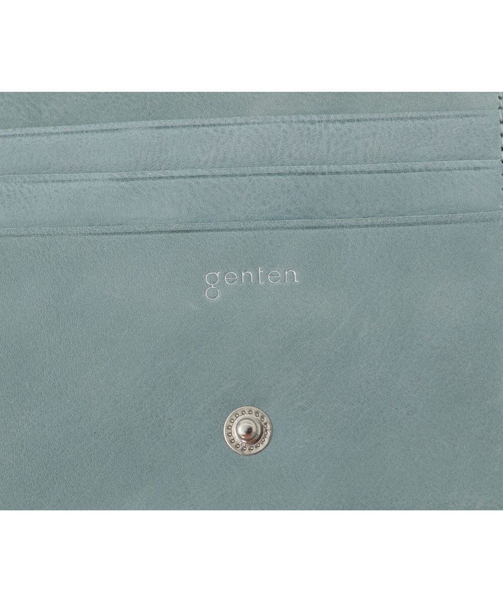 genten アンティーコ×LIBERTY 二つ折り財布 