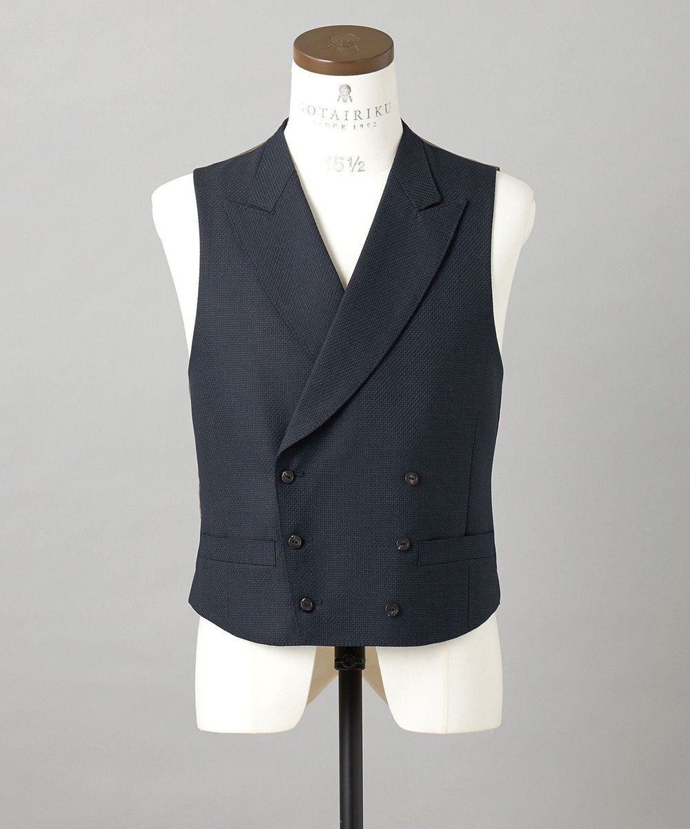 GOTAIRIKU 【ZEGNA/ゼニア】ISLANDFLEECE/アイランドフリース 3ピーススーツ（ネイビー） 