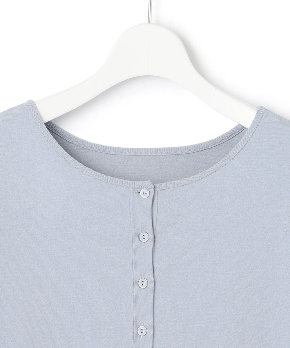 23区 【前後着用可能】ヴィスコースストレッチ カーディガン 