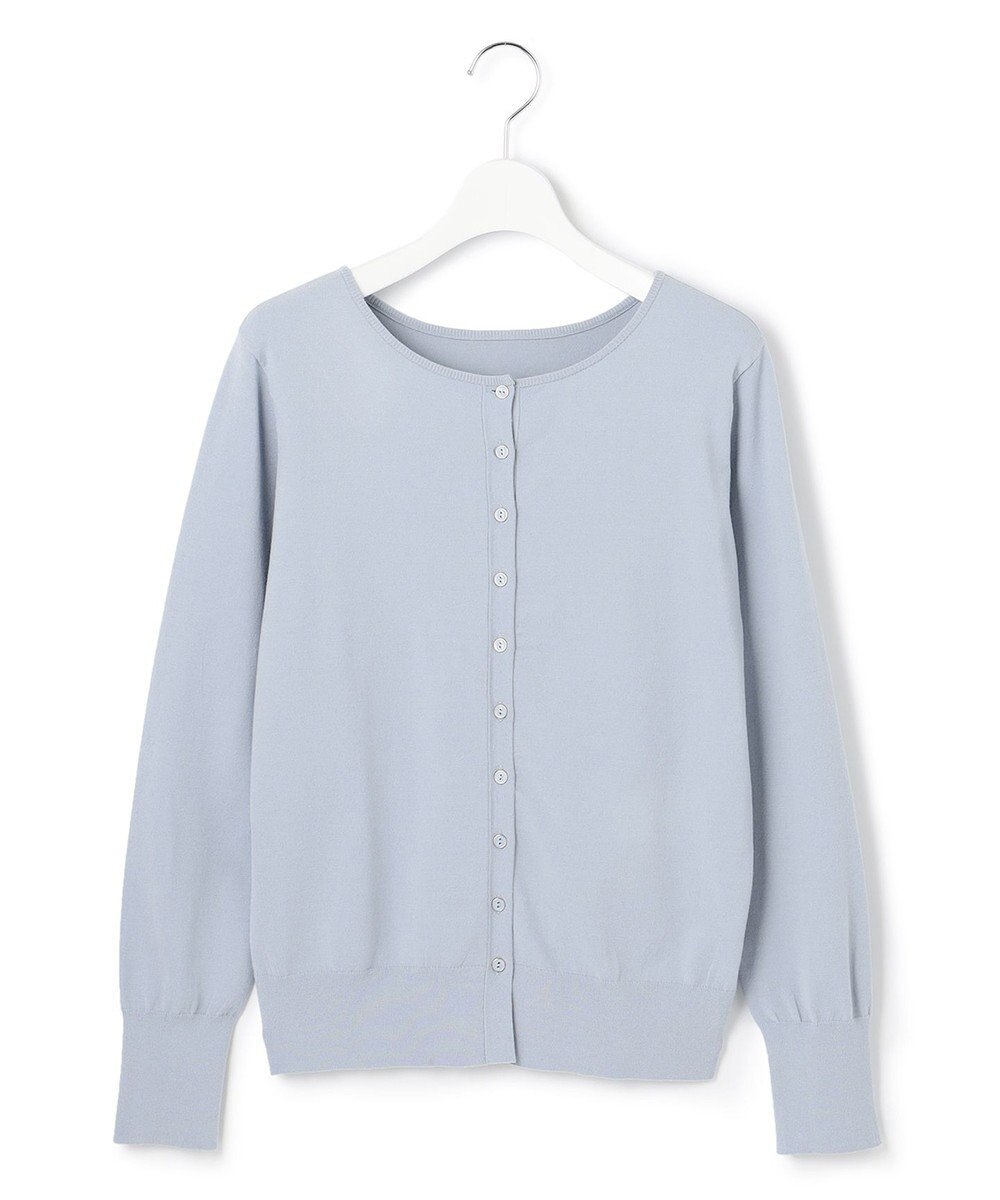 23区 【前後着用可能】ヴィスコースストレッチ カーディガン 