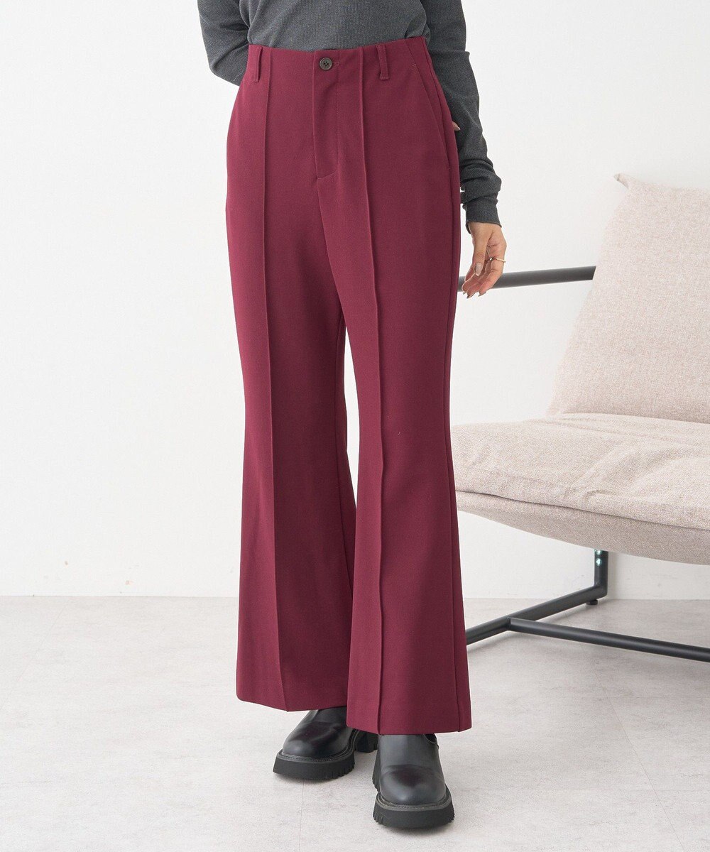 earth music&ecology センターシームフレアパンツ 