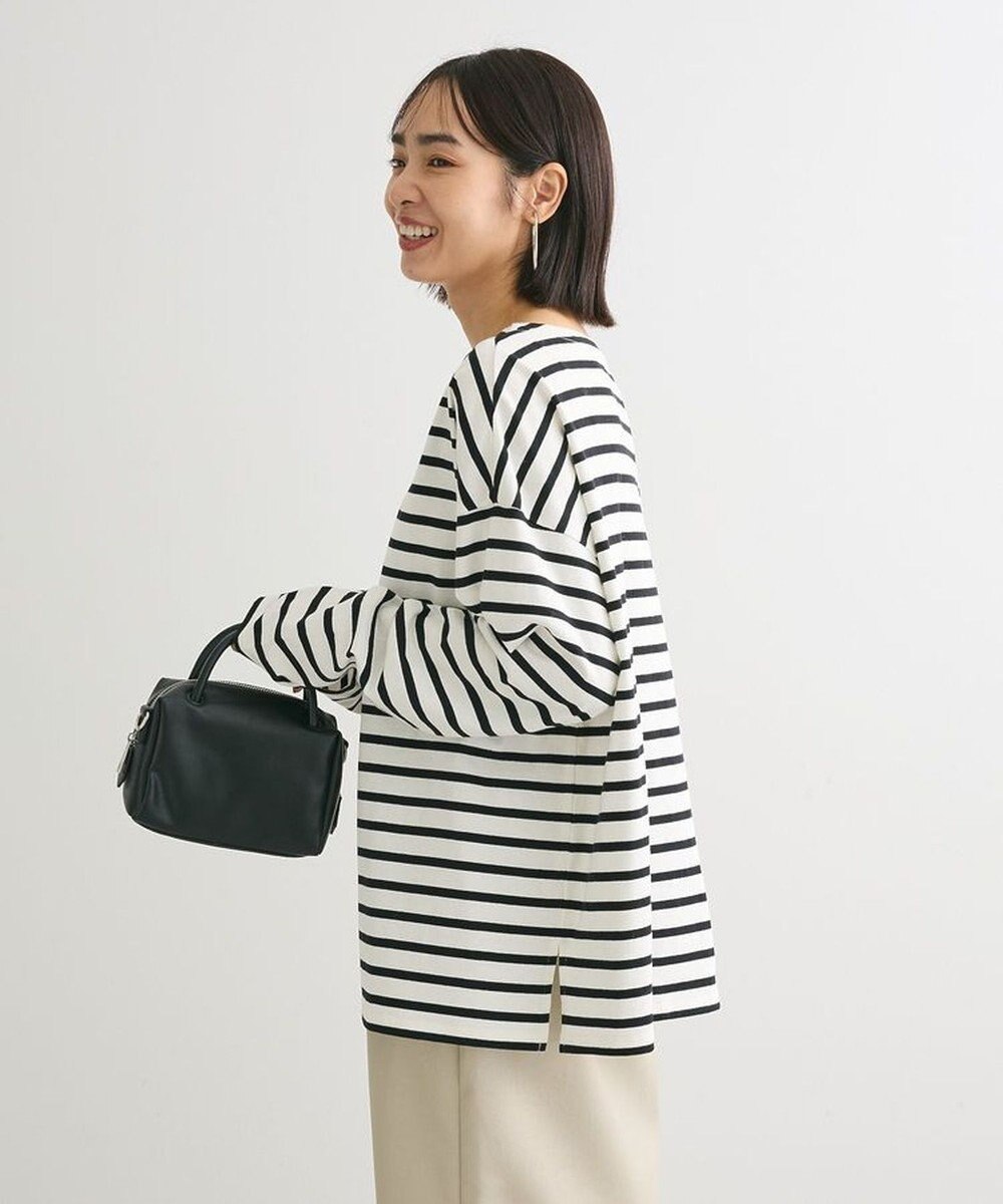 Green Parks ボーダーゆるチュニック 