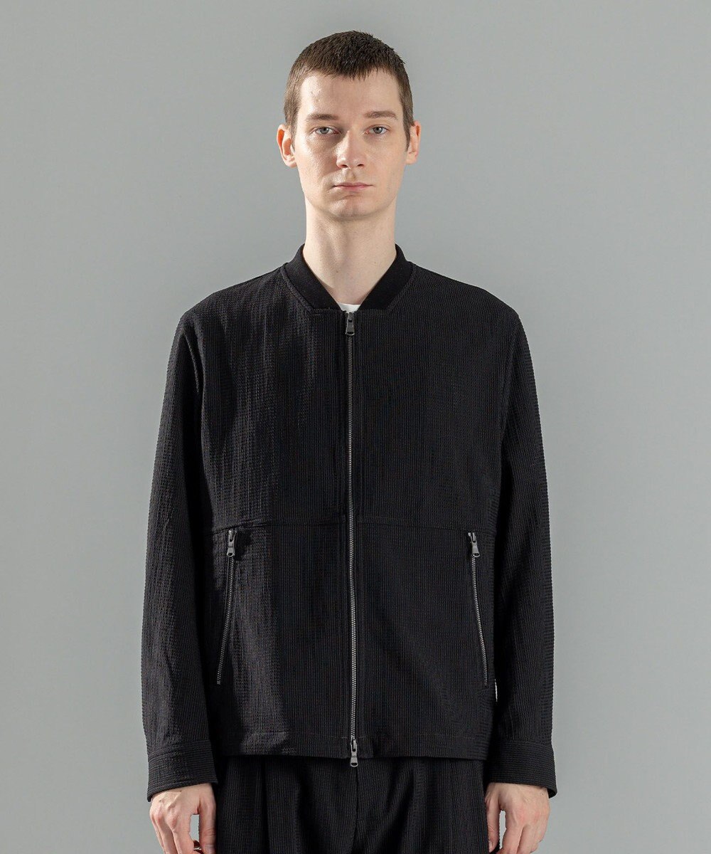 JOSEPH HOMME ＜新色追加＞新素材【通気性/ストレッチ】トリコサッカーストレッチ 　ジップアップブルゾン 