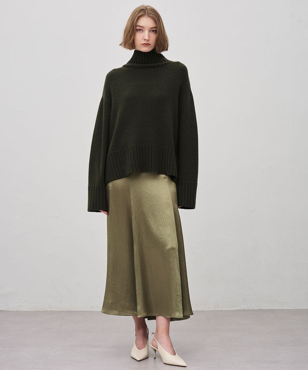 uncrave アセテートヴィンテージサテン マーメイドスカート 