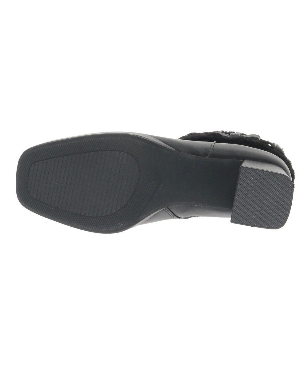 Maison de FLEUR パールリボンファーブーツ 