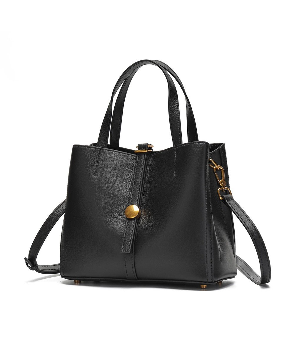 style code ［RICKERS/リッカーズ］ナチュラルレザーアオリハンドバッグ 