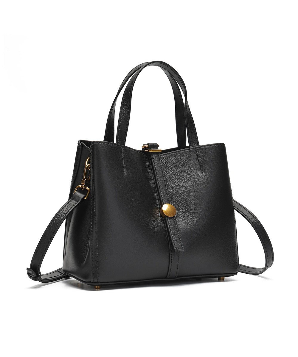 style code ［RICKERS/リッカーズ］ナチュラルレザーアオリハンドバッグ 