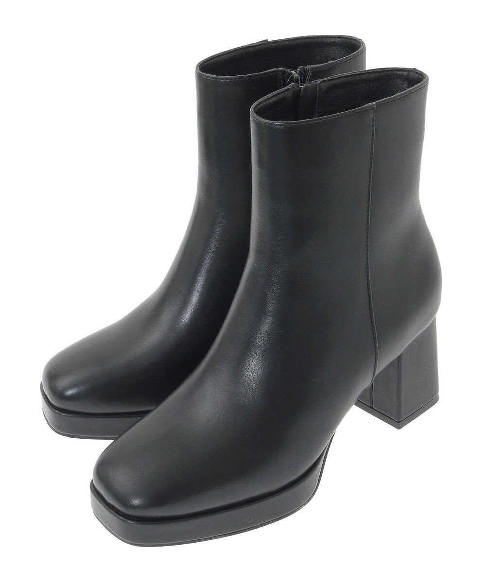 Maison de FLEUR パールリボンファーブーツ 