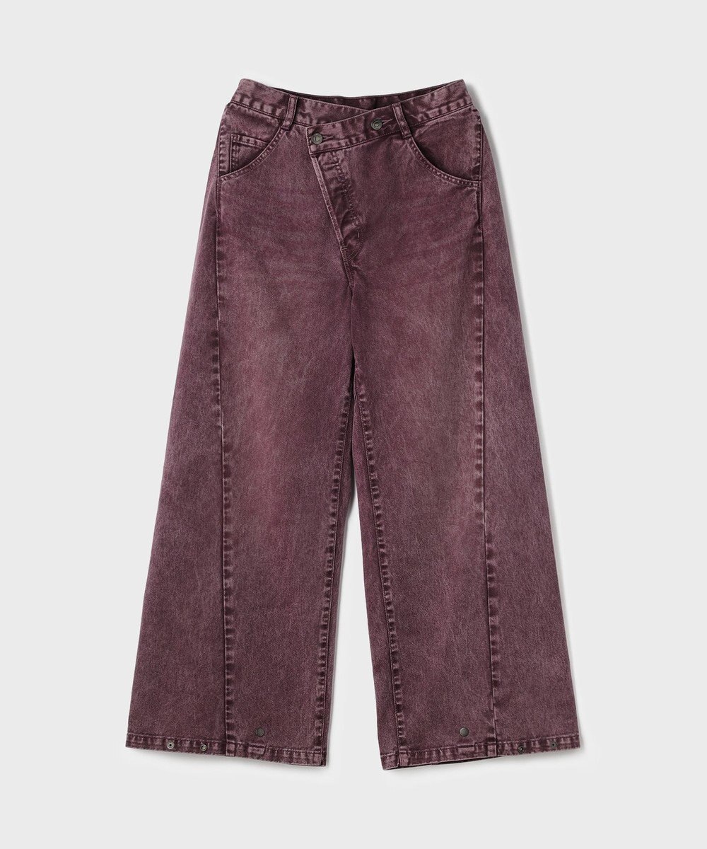 GRACE CONTINENTAL ラップ2wayデニムパンツ 