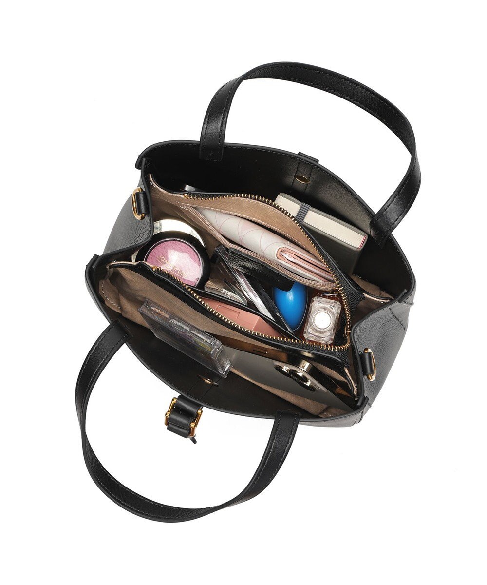 style code ［RICKERS/リッカーズ］ナチュラルレザーアオリハンドバッグ 