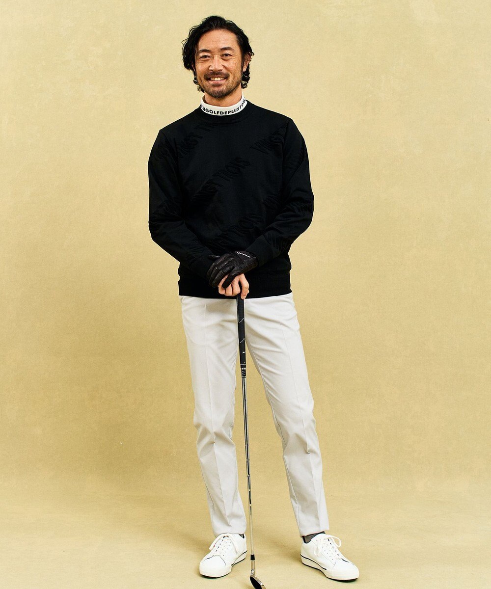 23区GOLF 【MEN】ロゴスポーツニット 