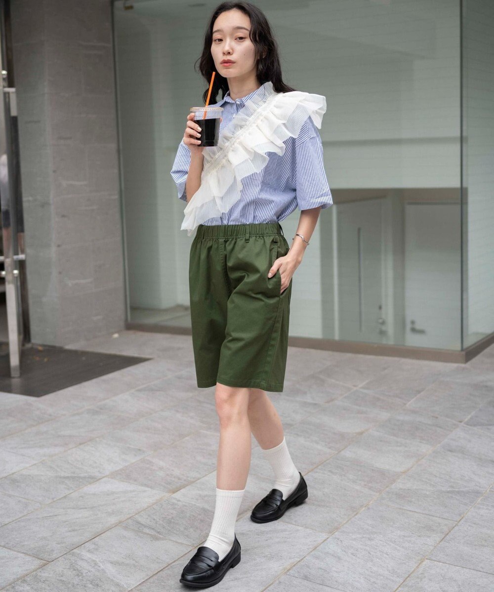 WEGO 【ユニセックス着用ITEM/ウエストゴム】リラックスイージーショーツ 