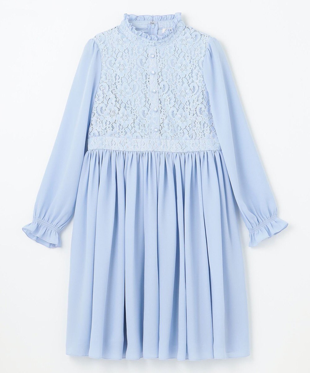 組曲 KIDS 【150-170㎝】レースシフォン ワンピース 