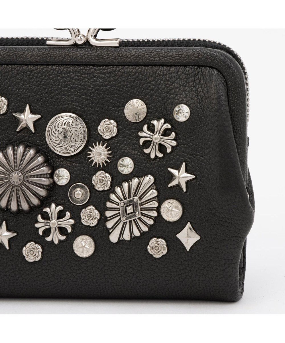 UNBILLION ペルケ perche / マルチスタッズがま口二つ折りウォレット 