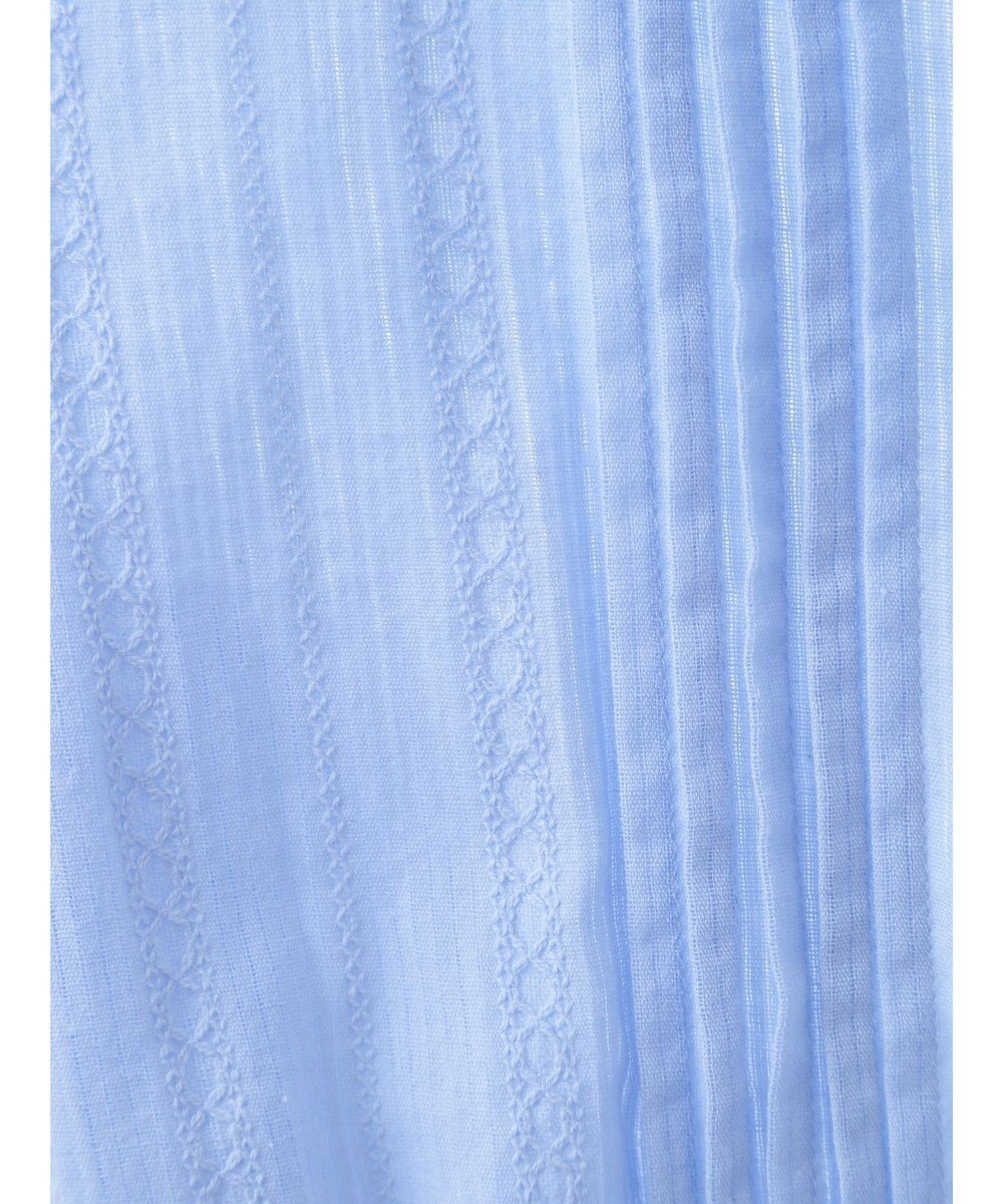 earth music&ecology ピンタックフリルブラウス 