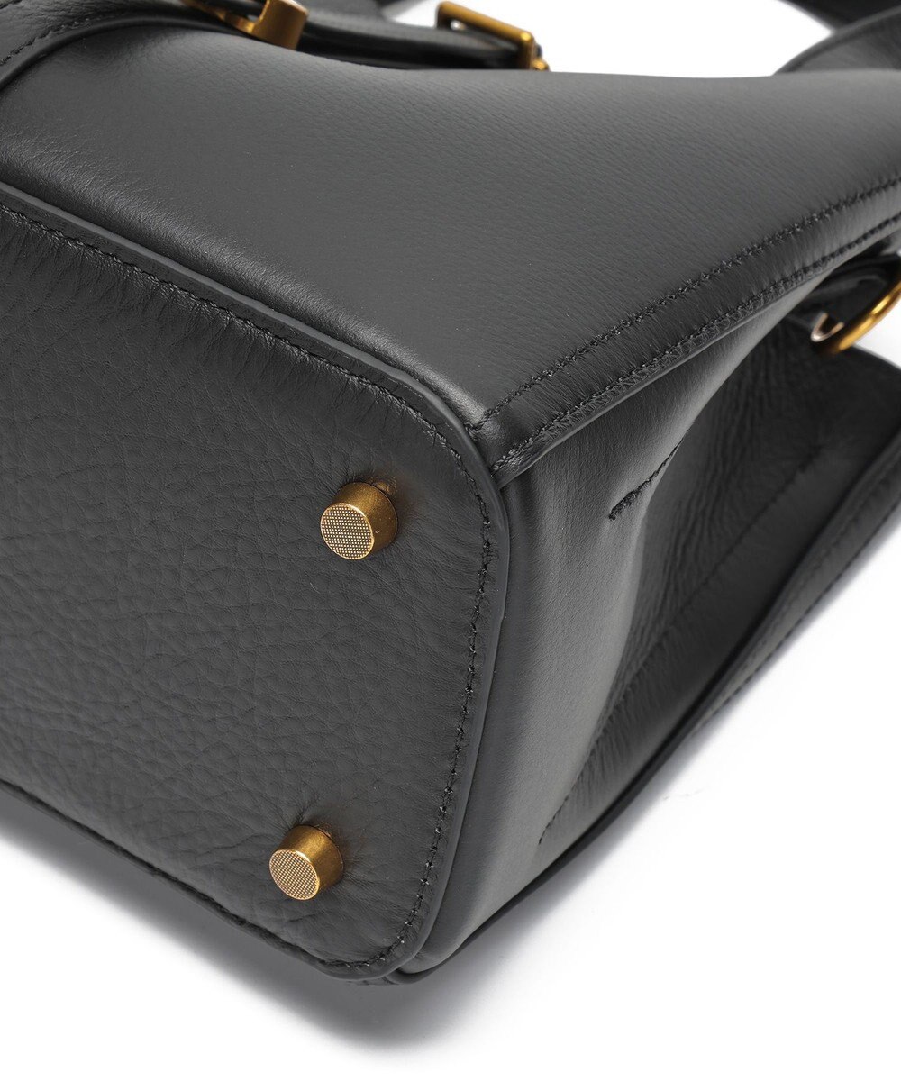 style code ［RICKERS/リッカーズ］ナチュラルレザーアオリハンドバッグ 