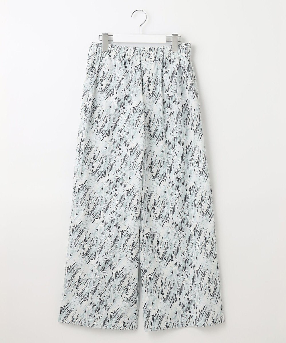 UNFILO 【撥水/UVケア/接触冷感】シャカ楽ストレッチ ワイド柄パンツ 