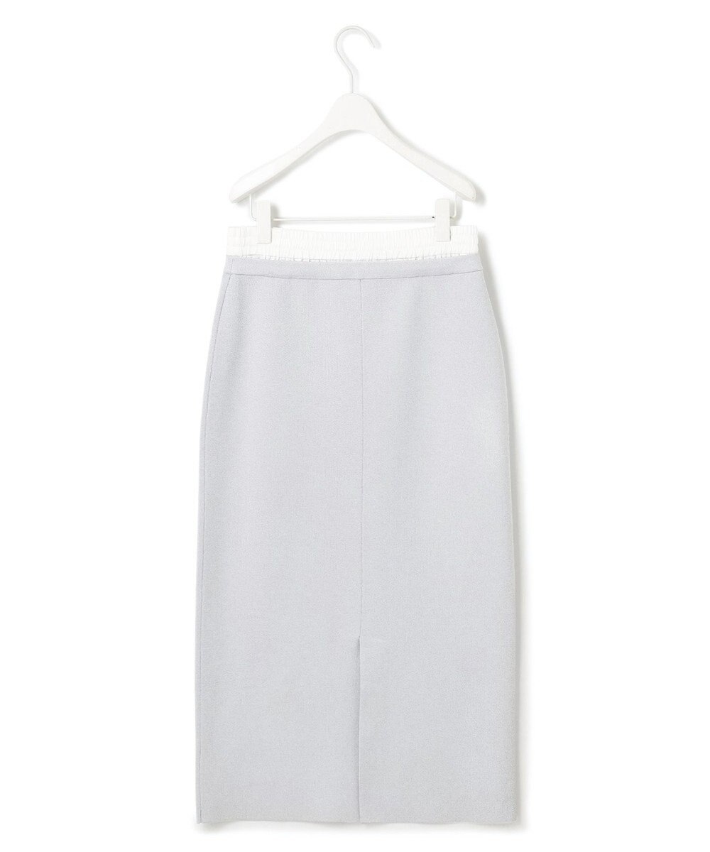 ICB 【洗える】コットンポリエステルスムース ニットスカート 