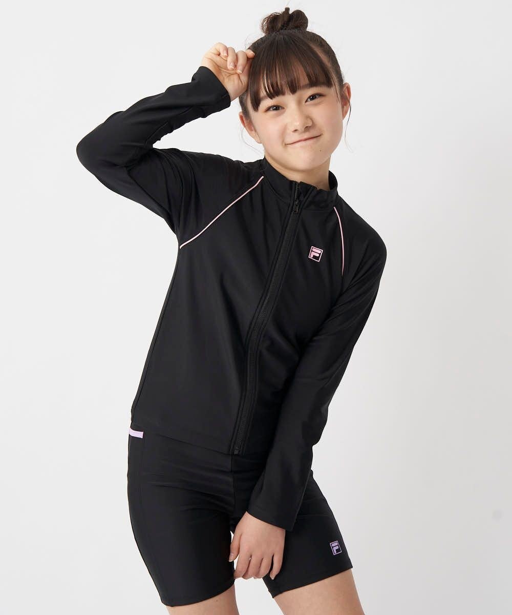 OP／FILA 【FILA】スタンドカラー長袖フルジップラッシュガード 