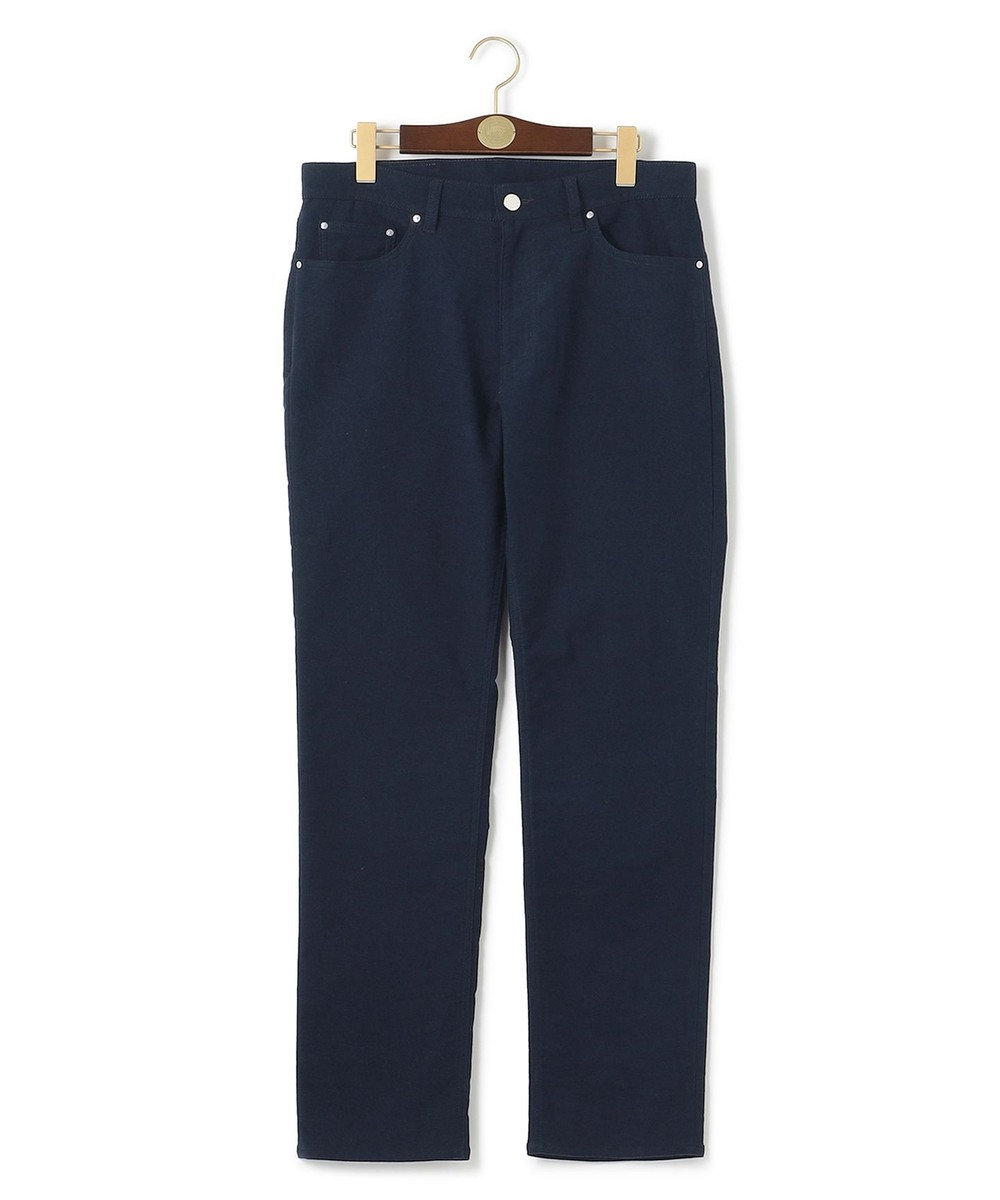 J.PRESS MEN ドビーストレッチ起毛パンツ 