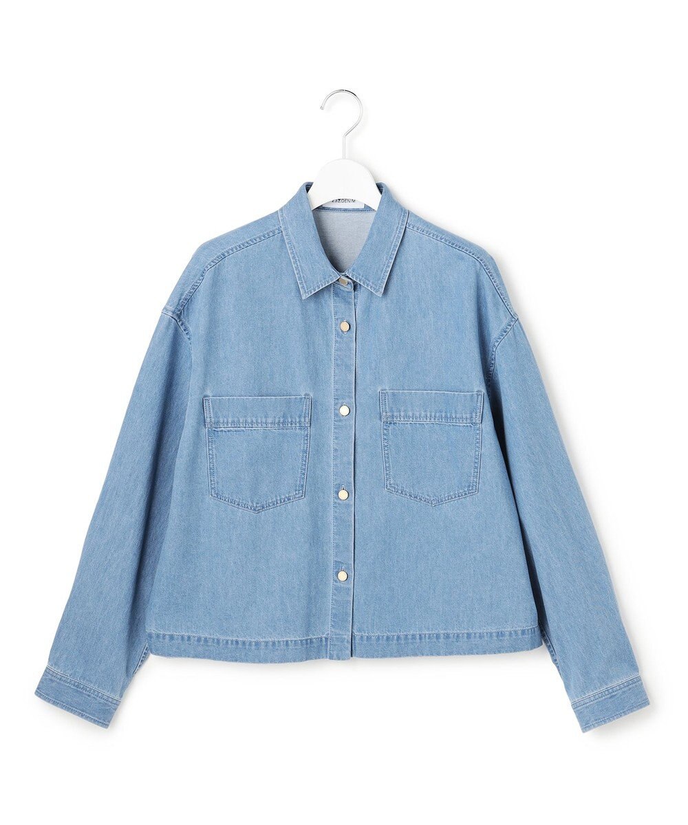 23区 【先行予約】ライトダンガリー デニムショートシャツ 