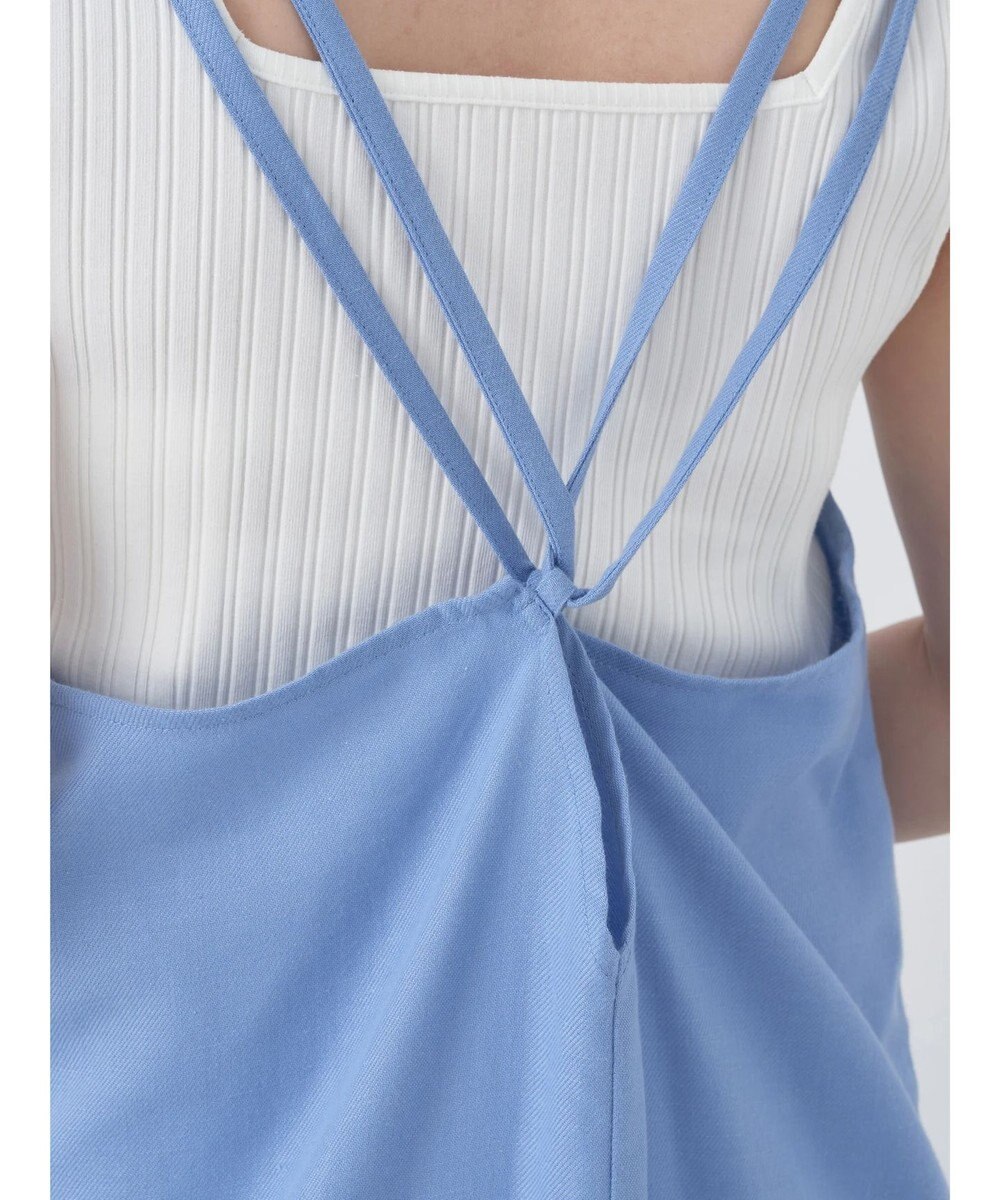 earth music&ecology リサイクルポリエステルブレンドキャミワンピース 