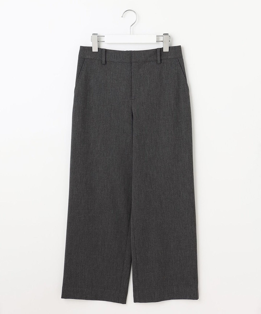 J.PRESS LADIES L 【洗える】T/Rアルガンシルク ワイド パンツ 