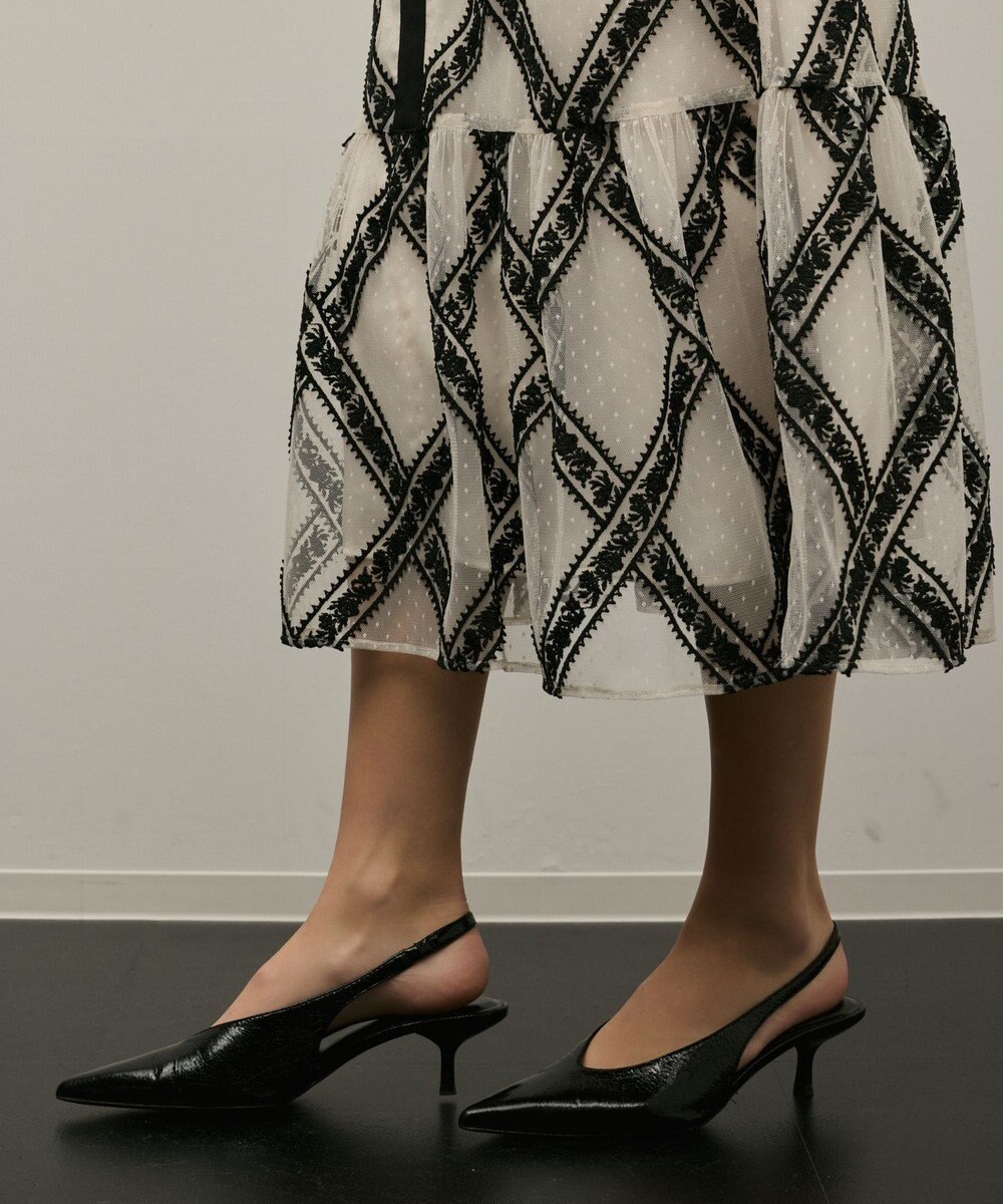 GRACE CONTINENTAL チュールレースワンピース 