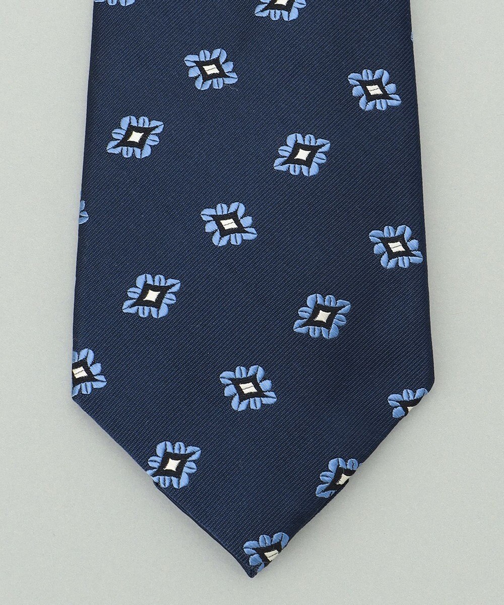 GOTAIRIKU 【日本製】西陣ネクタイ_ネイビー×サックス系 