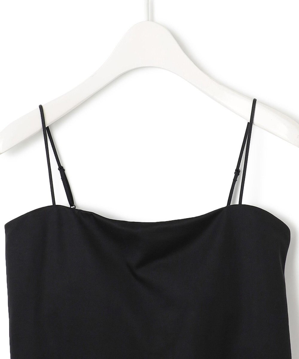 ICB L 【接触冷感・UVケア・速乾・洗える】カップ付きサテンキャミソール 